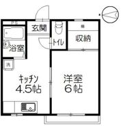 ウエストタウンの間取り画像