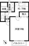 プラネッツ湘南Bの間取り画像