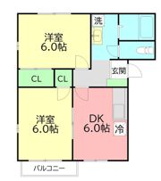 ベルハイツ C棟の間取り画像