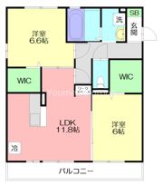 グランソーレIIの間取り画像