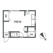 小糸ハイツの間取り画像