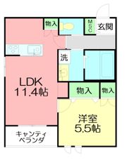 Maison Eauileの間取り画像