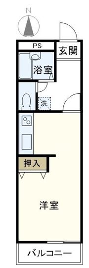 東ノ峯ヒルズA棟の間取り画像