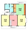 マンションひまわりの間取り画像