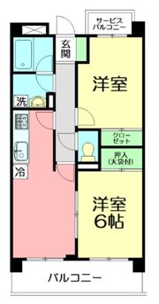 サンステージ茅ヶ崎の間取り画像