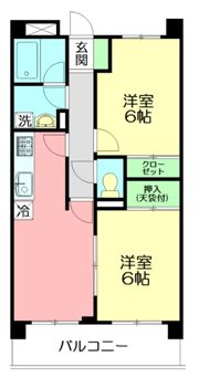 サンステージ茅ヶ崎の間取り画像