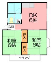 ヨーハイツの間取り画像