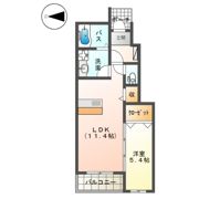 ドリームス カドミの間取り画像