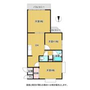ヒヨシハイツの間取り画像