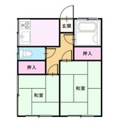 杉山アパートの間取り画像