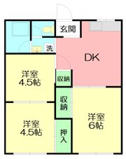 コーポ宮川の間取り画像