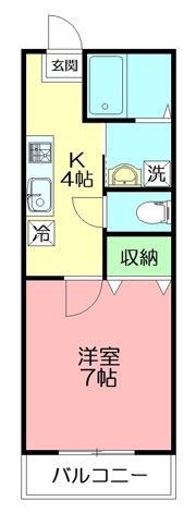 NS GATE鎌倉材木座の間取り画像