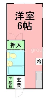 コーポアルファの間取り画像