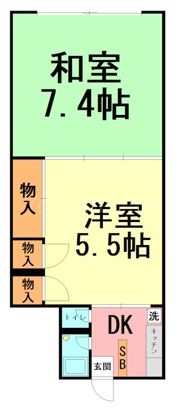 クリスタル・コーポの間取り画像