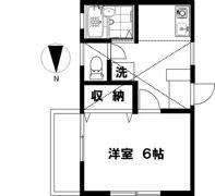 貸アパート 藤沢市本町4丁目の間取り画像