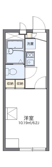 レオパレスヒルズ島台の間取り画像