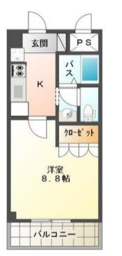 ポスト・マローネの間取り画像