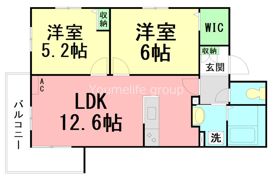 アンソレイエ湘南の間取り画像
