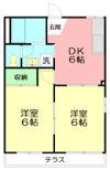 プランドール若林の間取り画像