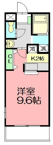 アクアコートの間取り画像