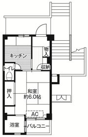 ビレッジハウス鎌倉4号棟の間取り画像