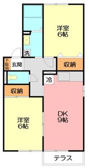 サンモールAの間取り画像