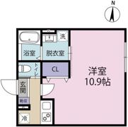 茅ヶ崎市元町新築アパートの間取り画像