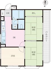 メゾン内河の間取り画像