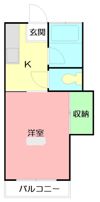 ハイム高橋の間取り画像