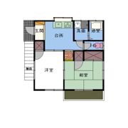 横内ハイツの間取り画像