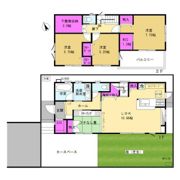 亀井野戸建の間取り画像