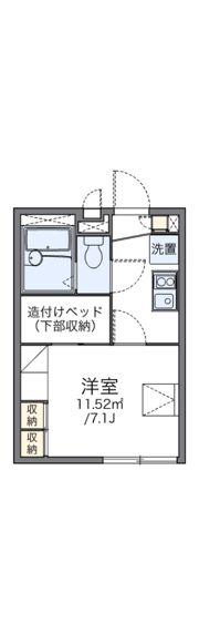レオパレス東海の間取り画像