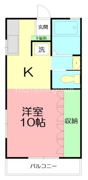 中村ハイツの間取り画像