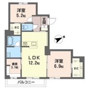 シャーメゾン湘南松が丘 Iの間取り画像