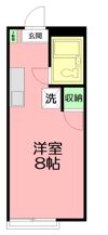 山仁ハイツの間取り画像