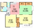 ハイツヒロの間取り画像