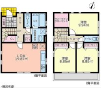 入谷東3丁目戸建の間取り画像