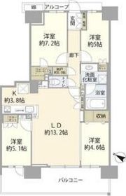 エアヒルズ藤沢の間取り画像