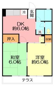 シティハイムアキヤマの間取り画像