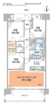 ライオンズ一条レジデンス湘南CXの間取り画像