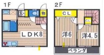 ビューテラス横浜Aの間取り画像