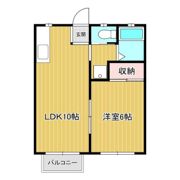 ハイツパークサイドの間取り画像
