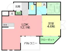 ジェンティールの間取り画像