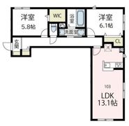 グレイスSHONANの間取り画像