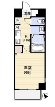 ブランドール壱番館の間取り画像