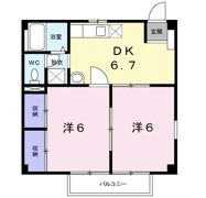 リバーサイド矢作の間取り画像