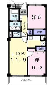 サザンテラスの間取り画像