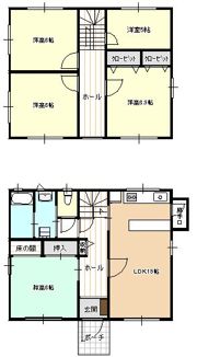 吉沢邸の間取り画像