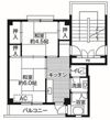 ビレッジハウス戸川2号棟の間取り画像