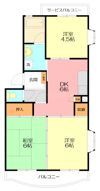 メープル湘南台の間取り画像